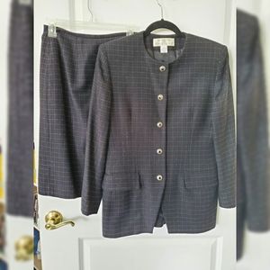 Vintage Tweed Skirtsuit by Rena Rowan for Savile